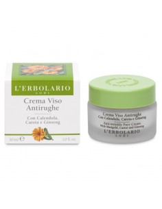 Lerbolario Krema za lice protiv bora s nevenom, mrkvom i ginsengom