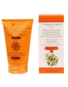 Lerbolario Sun Krema za zaštitu od sunca za ubrzano tamnjenje SPF 15