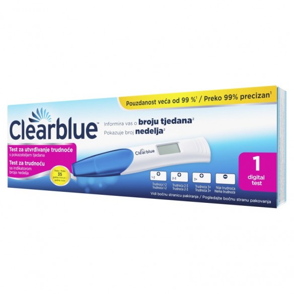 ClearBlue Digitalni test za trudnoću s pokazivačem začeča
