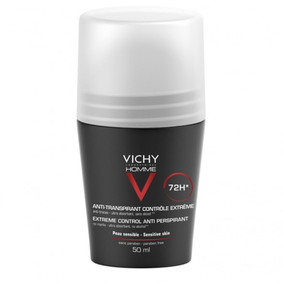 Vichy Homme Antiperspirant roll-on za zaštitu od znojenja do 72h