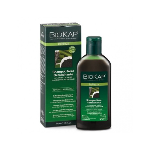 Biokap Detoksificirajući crni šampon za kosu