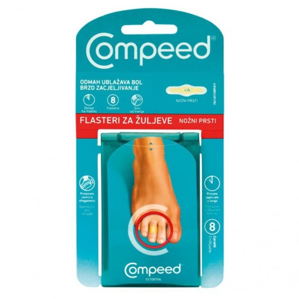 Compeed Flasteri za žuljeve na nožnim prstima