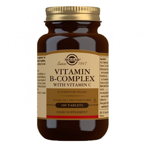 Solgar B kompleks s vitaminom C tablete