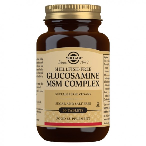 Solgar Biljni glukozamin MSM kompleks tablete