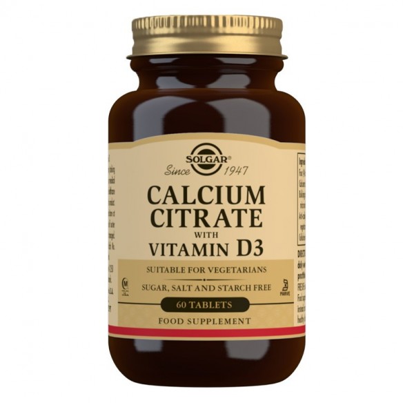 Solgar Kalcij citrat plus vitamin D tablete