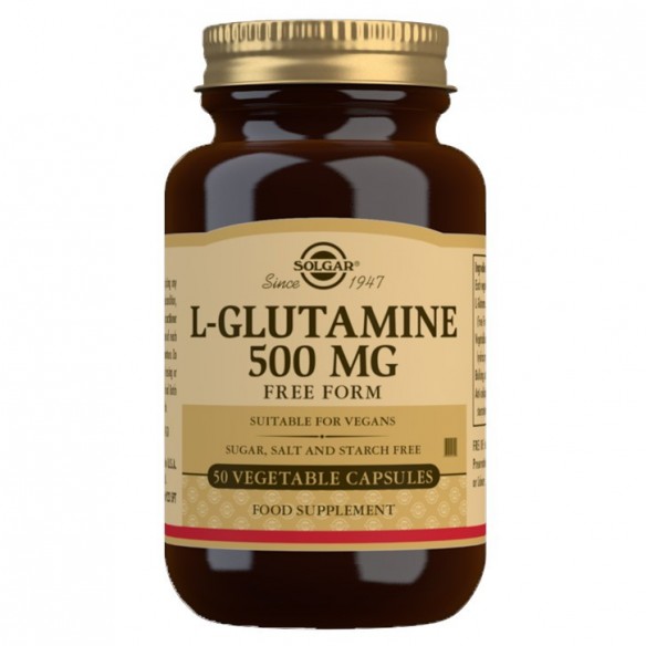 Solgar L-glutamin 500 mg kapsule