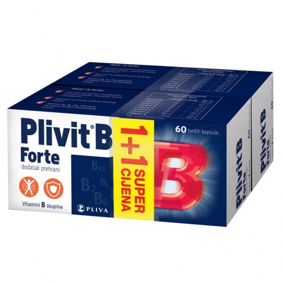 Plivit B Forte Kapsule 1+1 PROMO