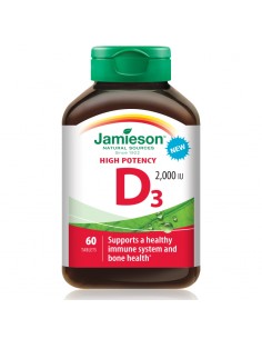 Jamieson Vitamin D3 2000 IU tablete