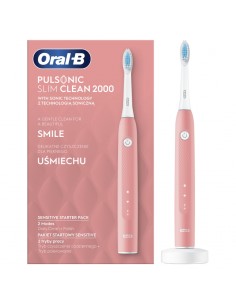 Oral B Električna četkica za zube Puls Slimclean 2000 Pink