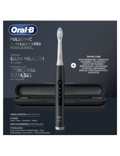 Oral B Električna četkica za zube Puls Slimluxe 4500 Black