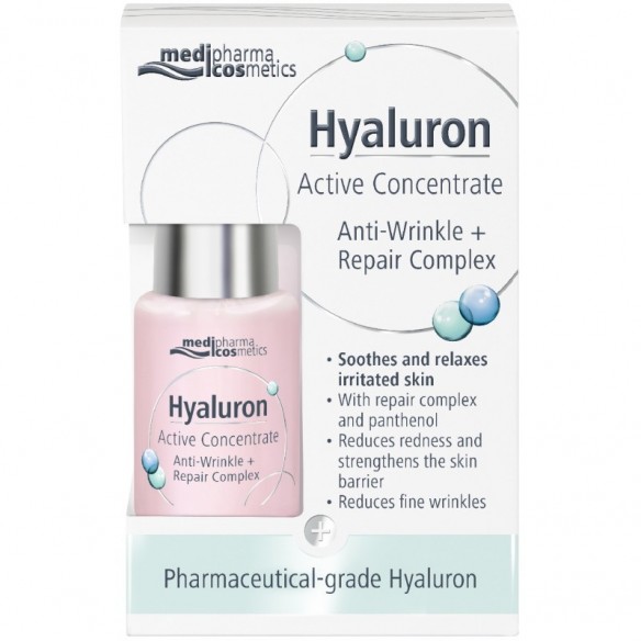 Medipharma Hyaluron aktivni koncentrat protiv bora + obnova Medipharma Hyaluron aktivni koncentrat protiv bora + obnova