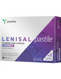 Yasenka Lenisal islandski lišaj i kadulja s vitaminom C pastile