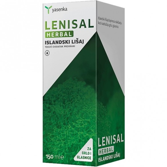 Yasenka Lenisal Herbal Islandski lišaj tekući dodatak prehrani