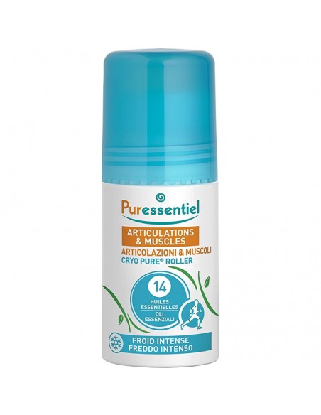 Puressentiel Muscles & Joints Cryo Pure Masažni roller s učinkom hlađenja s 14 eteričnih ulja Puressentiel Muscles & Joints Cryo Pure Masažni roller s učinkom hlađenja s 14 eteričnih ulja