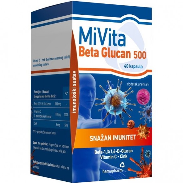 Hamapharm MiVita Beta Glucan kapsule