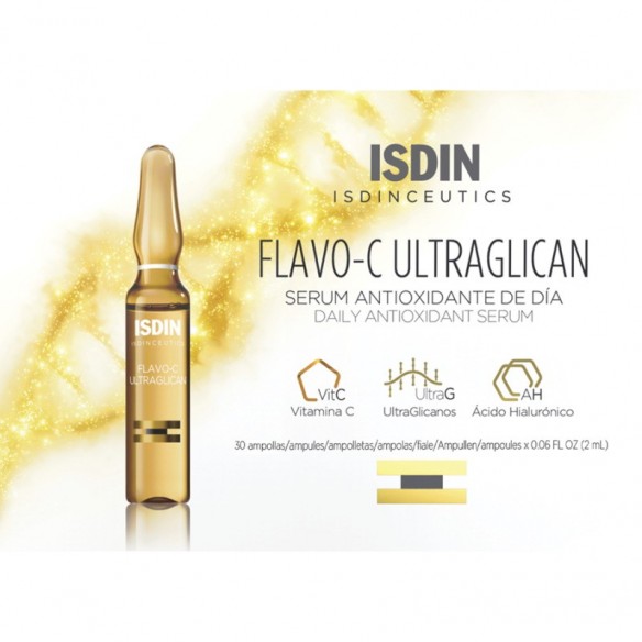 ISDIN Isdinceutics Flavo-C Ultraglican dnevne ampule