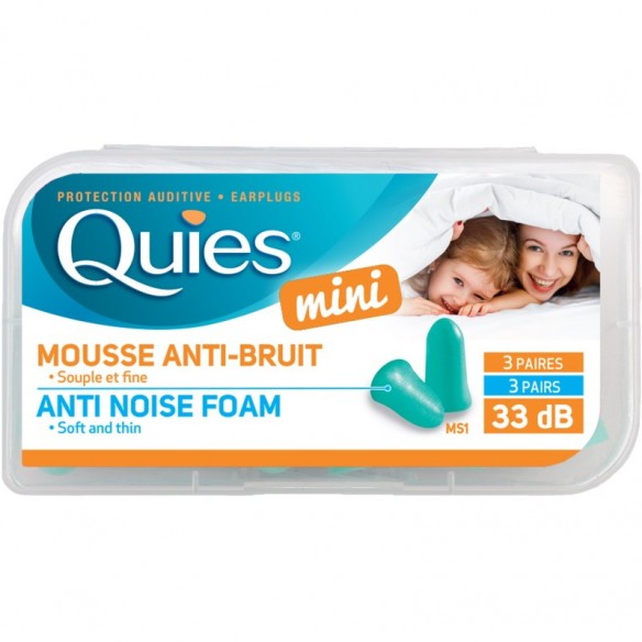 Quies Čepići za uši od mini pjene (od -33 Db do -35 dB)