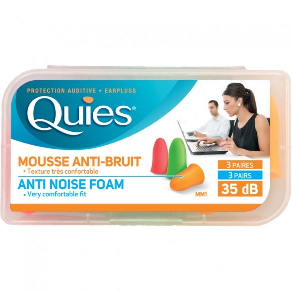 Quies Čepići za uši protiv buke (od pjene) (-35Db)