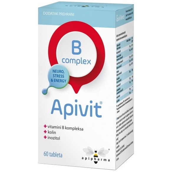 Apipharma Apivit B kompleks tablete