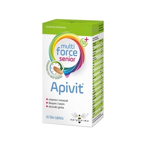 Apipharma Apivit Multiforce Senior tablete