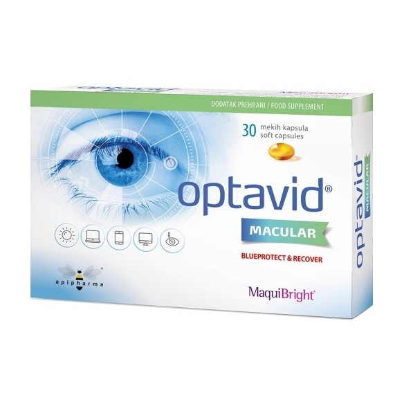 Apipharma Optavid macular Blueprotect & recover meke kapsule