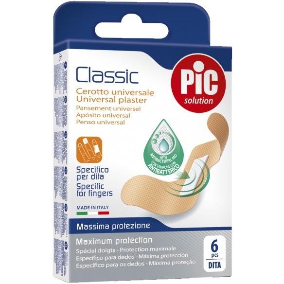 PiC Antibakterijski flaster za prste Classic