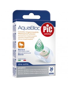 PiC Antibakterijski flaster Aquabloc Okrugli