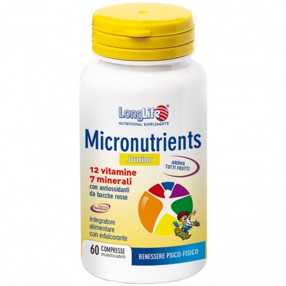LongLife Micronutrients junior tablete za žvakanje
