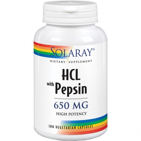 Solaray Betaine HCL + Pepsin kapsule