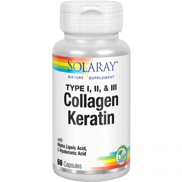Solaray Collagen Keratin kapsule