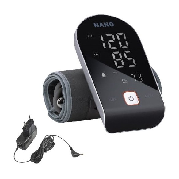 Nano Black Line Prestige + adapter digitalni tlakomjer za nadlakticu Nano Black Line Prestige + adapter digitalni tlakomjer za nadlakticu