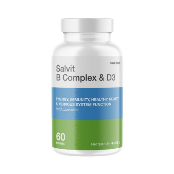 Salvit B Complex & D3 tablete