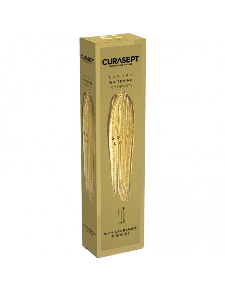 Curasept Gold Luxury zubna pasta za izbjeljivanje + četkica Curasept Gold Luxury zubna pasta za izbjeljivanje + četkica
