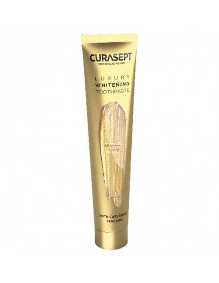 Curasept Gold Luxury zubna pasta za izbjeljivanje + četkica Curasept Gold Luxury zubna pasta za izbjeljivanje + četkica