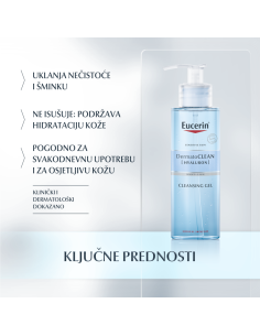 Eucerin DermatoCLEAN [HYALURON] gel za čišćenje lica 63993 2