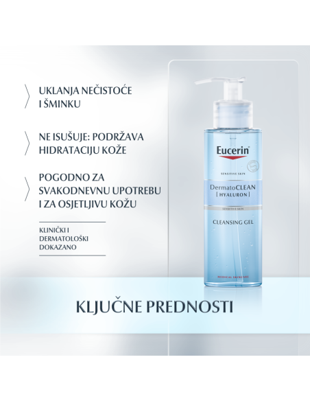 Eucerin DermatoCLEAN [HYALURON] gel za čišćenje lica 63993