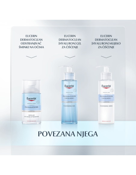 Eucerin DermatoCLEAN [HYALURON] 3u1 micelarna otopina za čišćenje lica