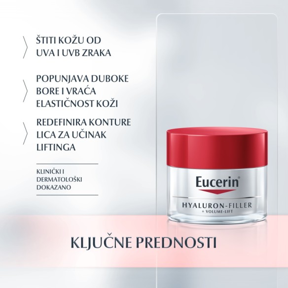 Eucerin Hyaluron-Filler+Volume-Lift dnevna krema za suhu kožu 89758