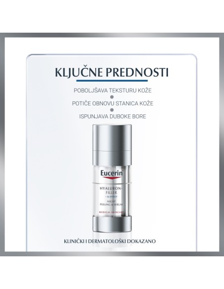 Eucerin Hyaluron-Filler Noćni piling i serum 89774 Eucerin Hyaluron-Filler Noćni piling i serum 89774