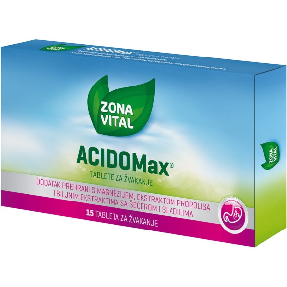 Zona Vital AcidoMax tablete za žvakanje