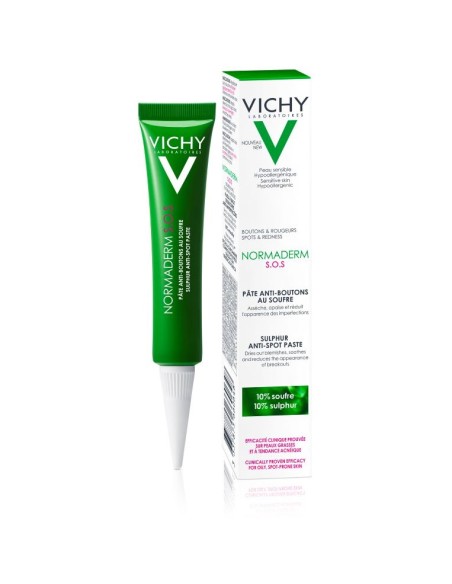 Vichy Normaderm S.O.S. Sumporna pasta za masnu kožu sklonu nepravilnostima Vichy Normaderm S.O.S. Sumporna pasta za masnu kožu sklonu nepravilnostima