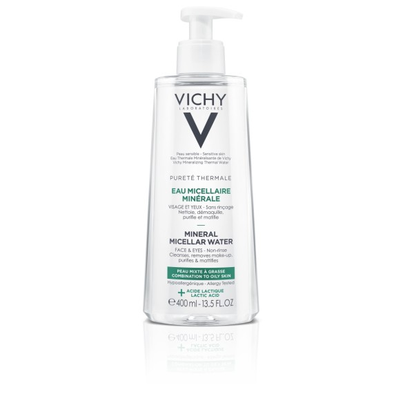 Vichy Purete Thermale Mineralizirana micelarna voda za čišćenje mješovite do masne kože