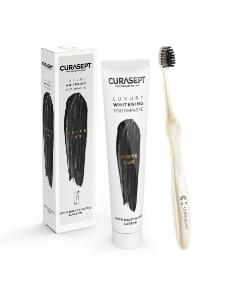 Curasept White Luxury zubna pasta za izbjeljivanje + četkica