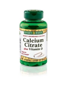 Nature's Bounty Kalcij citrat + Vitamin D