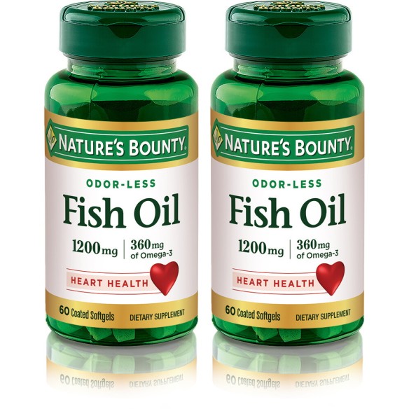 Nature's Bounty Omega-3 1200 mg ribljeg ulja 1 + 1 Gratis
