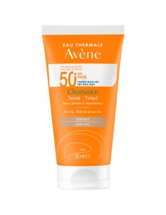 Avene Sun vrlo visoka zaštita Tonirani  Cleanance  SPF 50+
