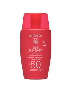 Apivita Bee sun Safe Dry-Touch fluid za lice SPF 50