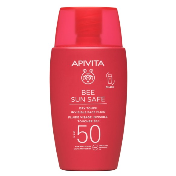 Apivita Bee sun Safe Dry-Touch fluid za lice SPF 50