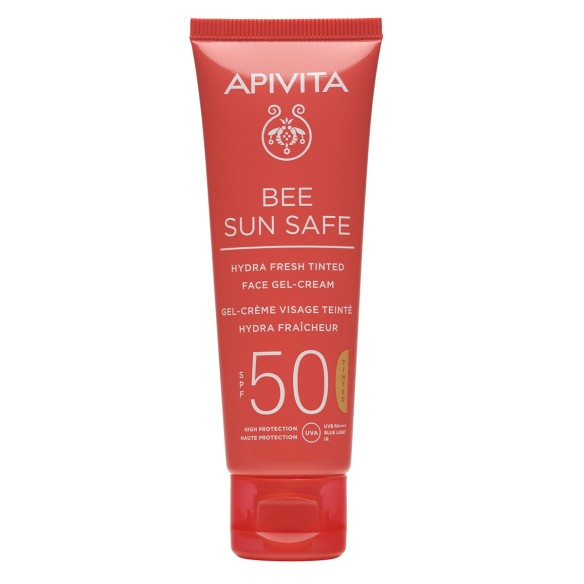Apivita Bee sun Safe Tonirana Gel-krema za lice SPF 50