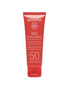 Apivita Bee sun Safe Krema za lice protiv mrlja i starenja SPF 50